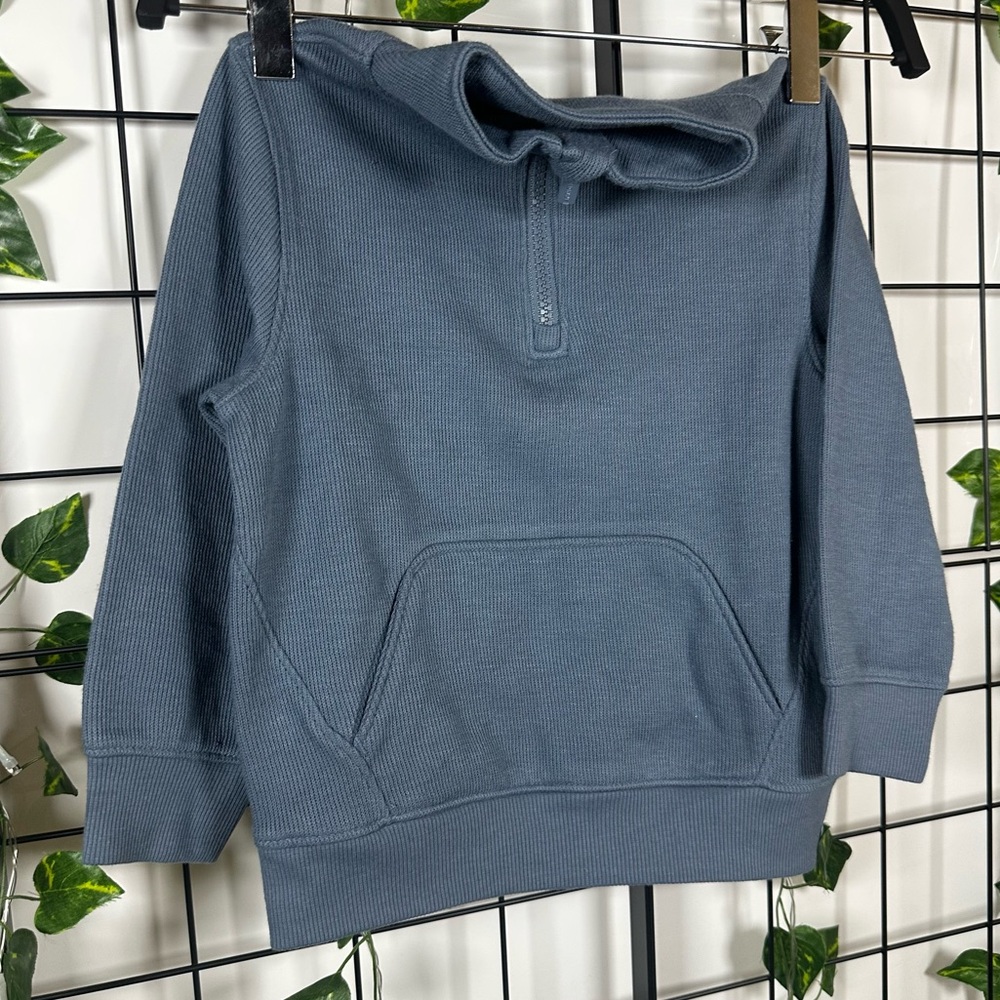 NWT Old Navy Pale Blue French Ribbed Quarter Zip Size 3T (Boy)